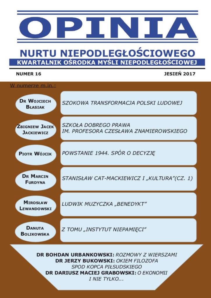 Okładka Opinia 16